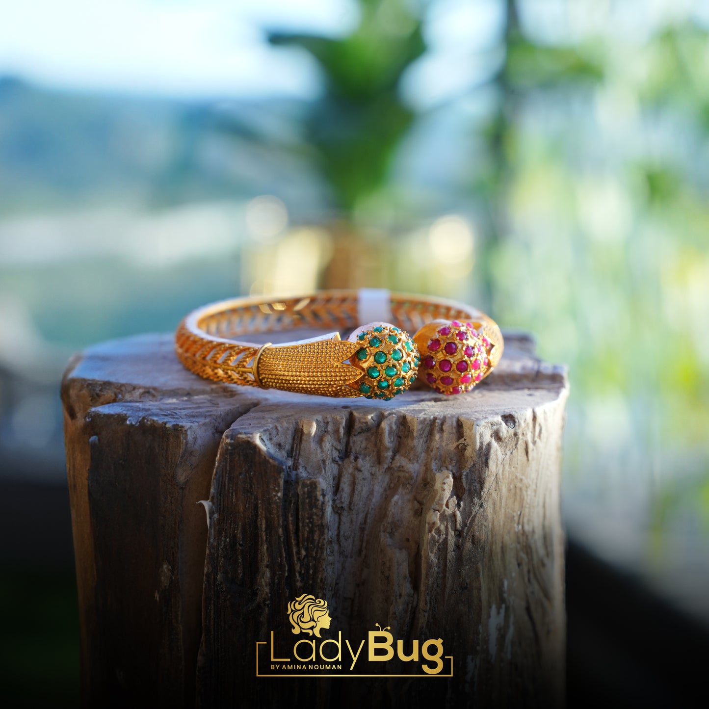 Rajwari Kara, Emerald and Rubi Color (LB-187)