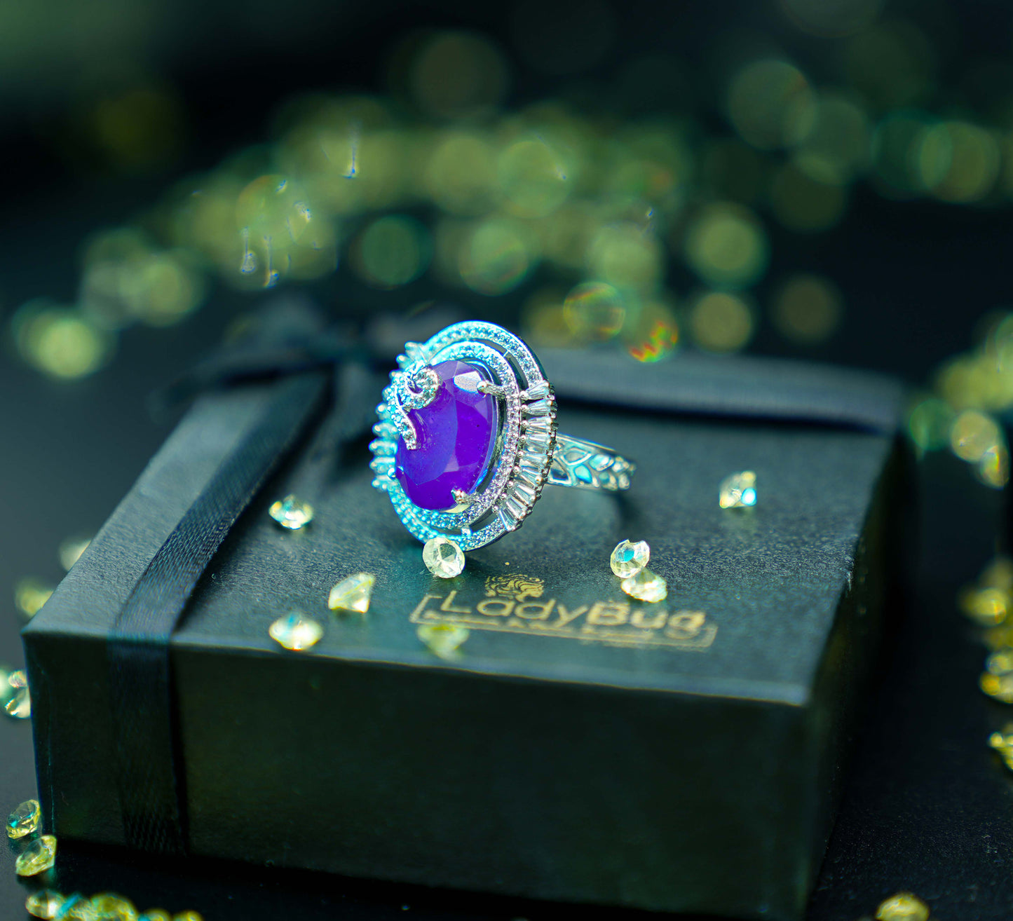 Duplet Stone Rings 4th color