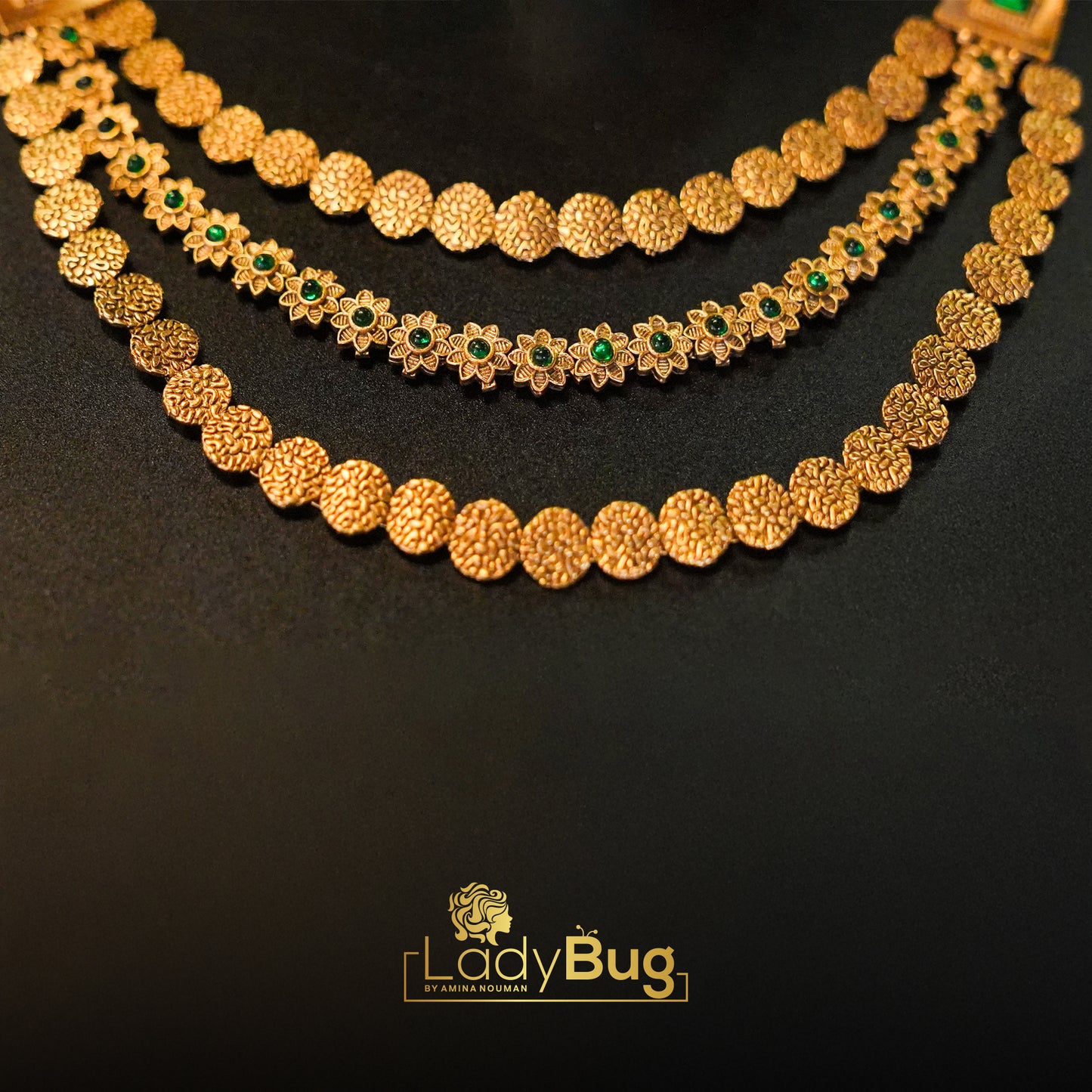 Rajwari Mala Set 2 Layers