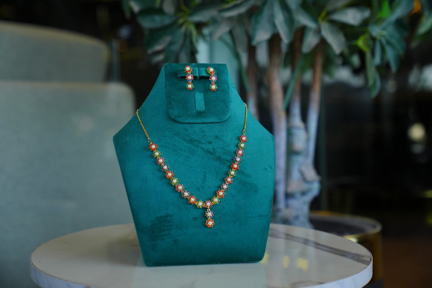 Nauratan Necklace – Necklace by Ladybug (Photo 14)