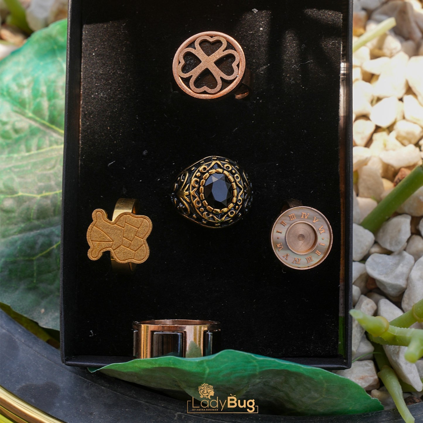 Bundle of 5 rings ''EID OFFER''