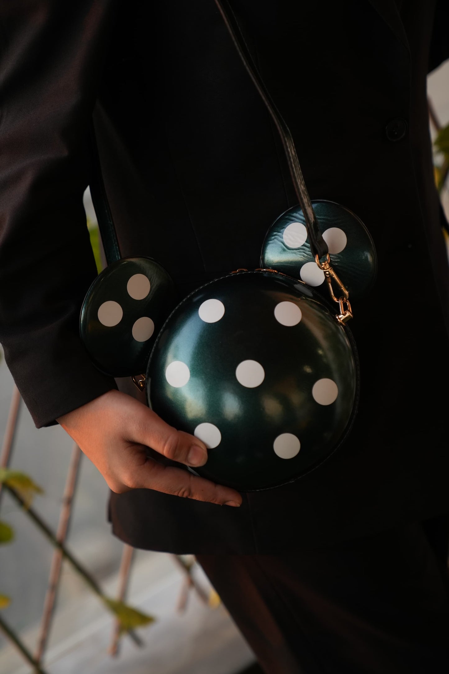 Jazzy Bags Kids & Girls Micky Design Deep Green Colour