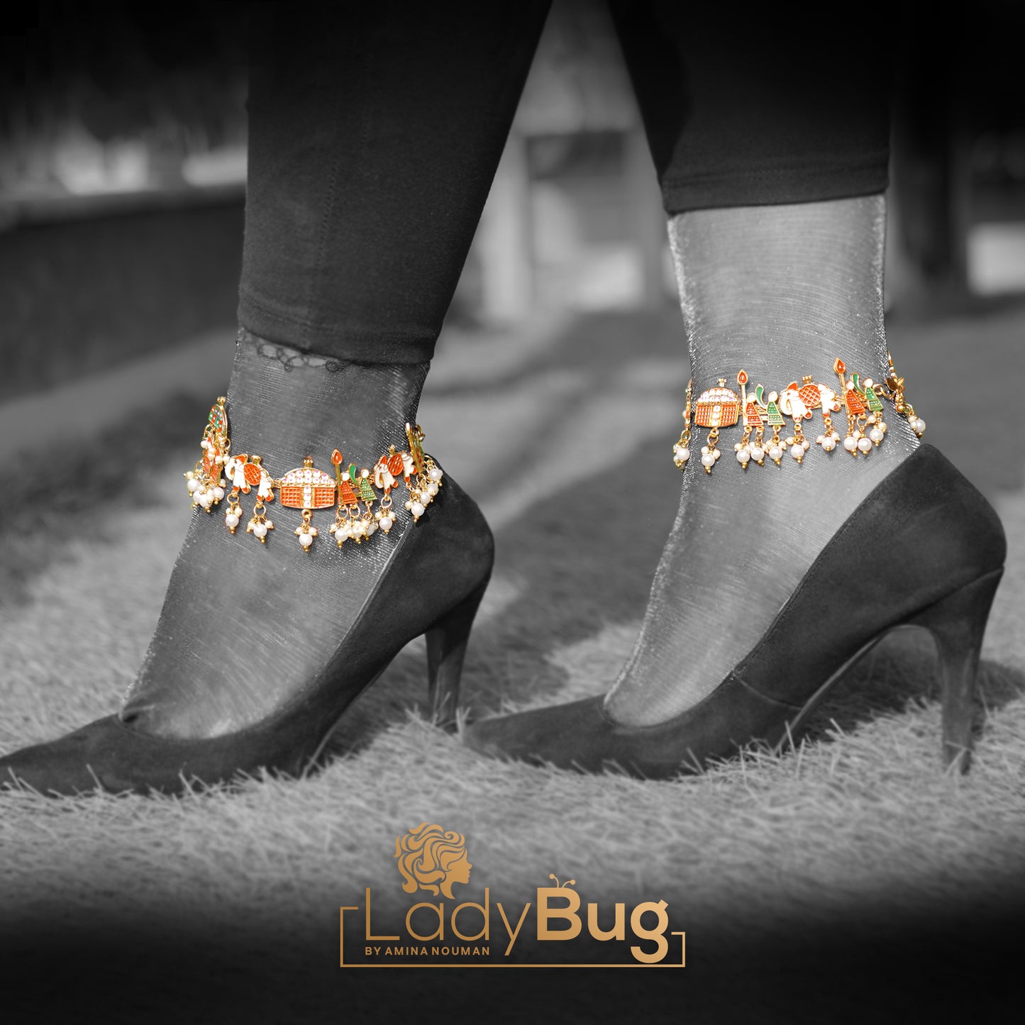 South Indian Anklets Pair