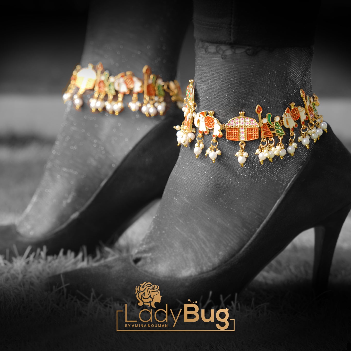 South Indian Anklets Pair