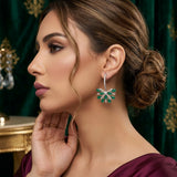Zircon Butterfly Earrings