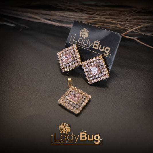 Gold Plated Pendant Set