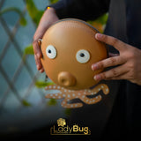 Jazzy Bags Kids And Girls Octopus Design in Cader wood Colour