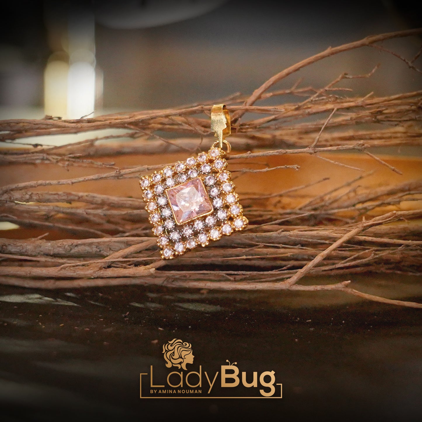 Gold Plated Pendant Set