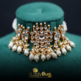 Paachi Kundan Set with Pearl