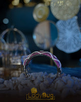 Moissanite AD Stone Openable Victorian Polish Bangle