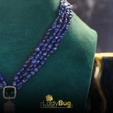 Sapphire Long Mala with Baroque Stone (LB-650)