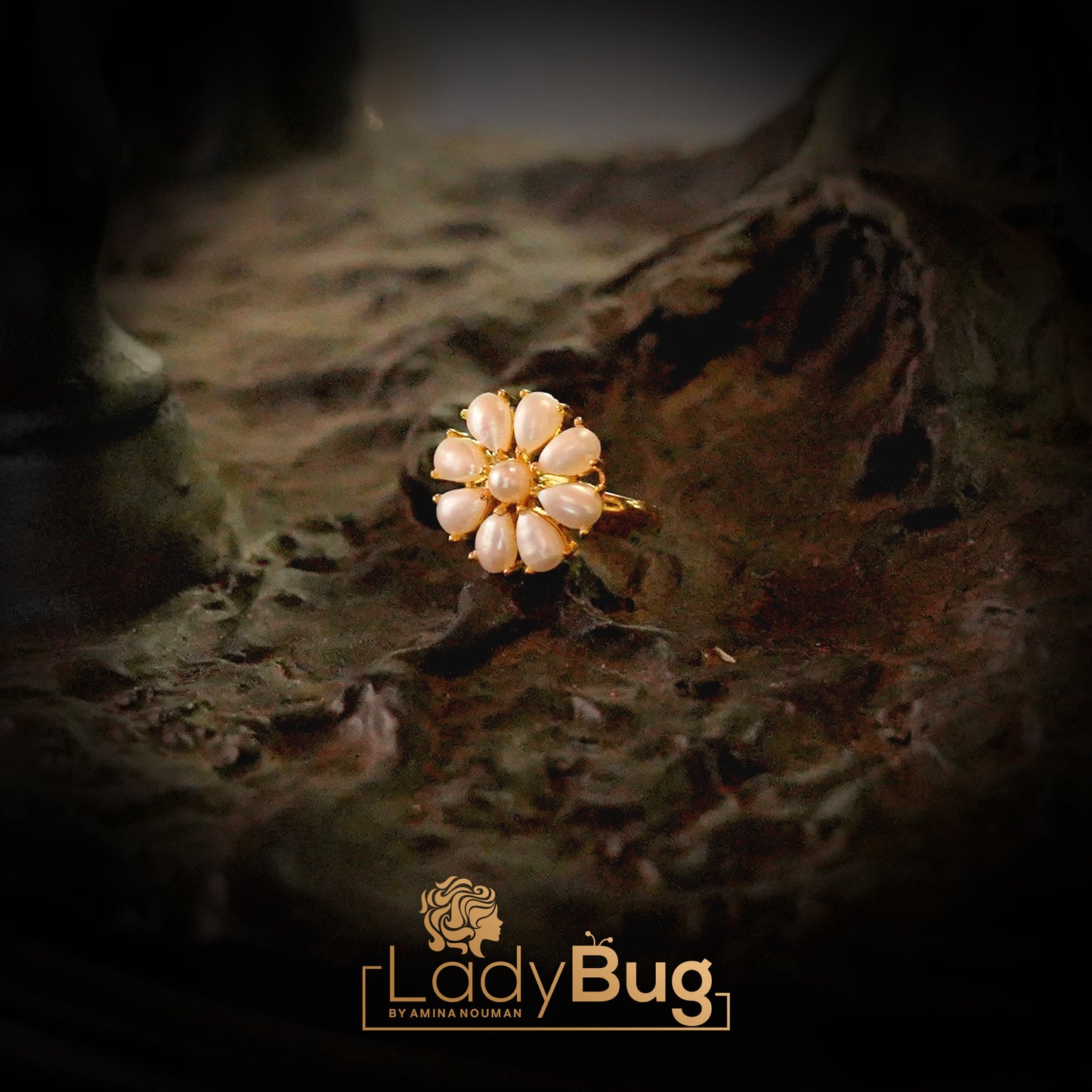 Real Pearls Gold Plated Combo Set