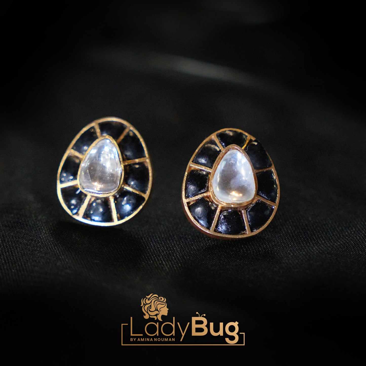 Tayani Kundan Studs