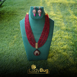 Bridal Rani Haar with Real Ruby Stones LB-663