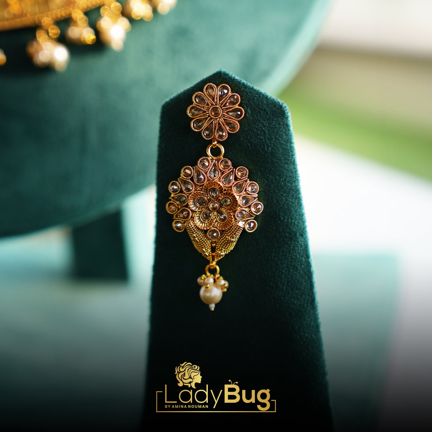 Gold Plated Bridal Necklace