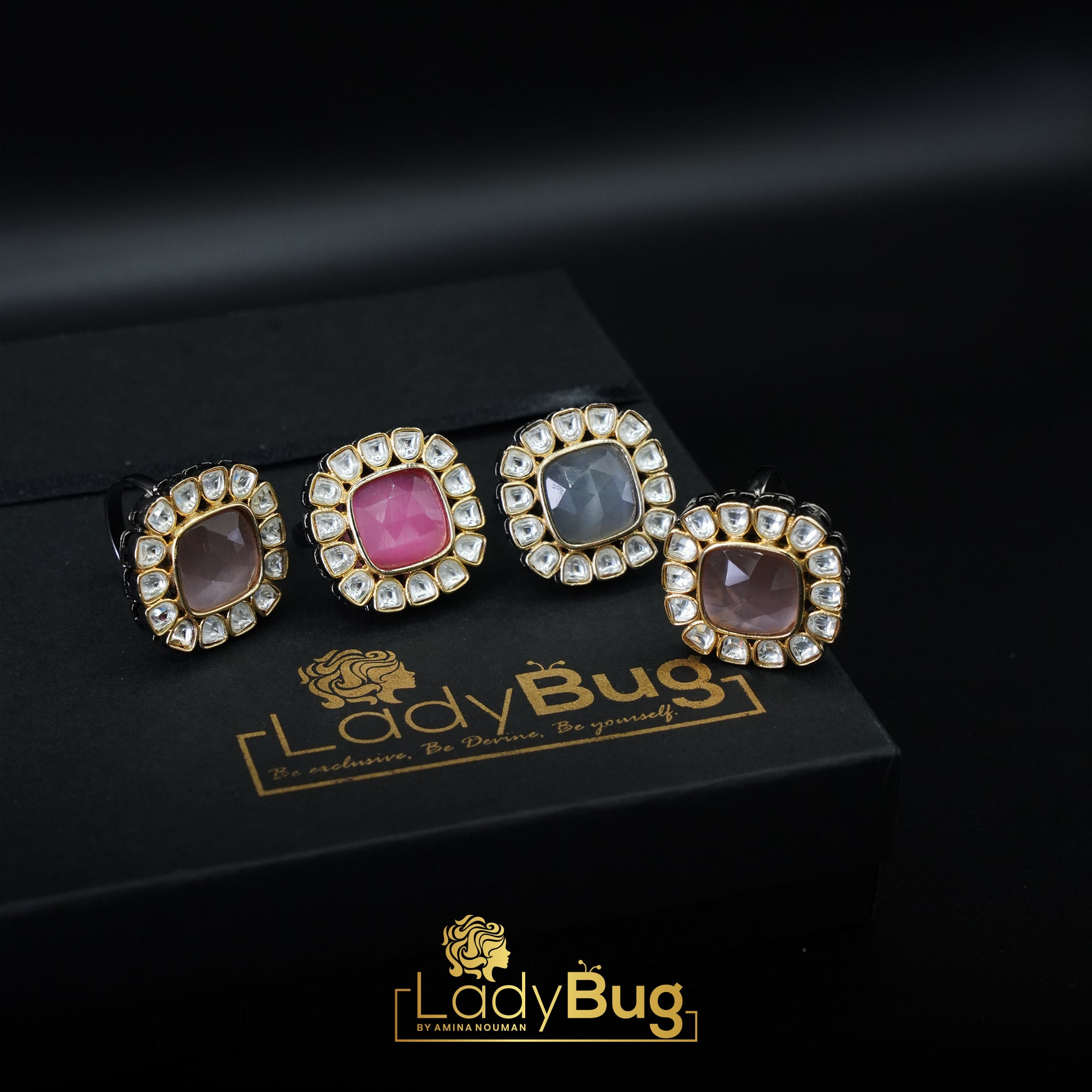 kundan rings