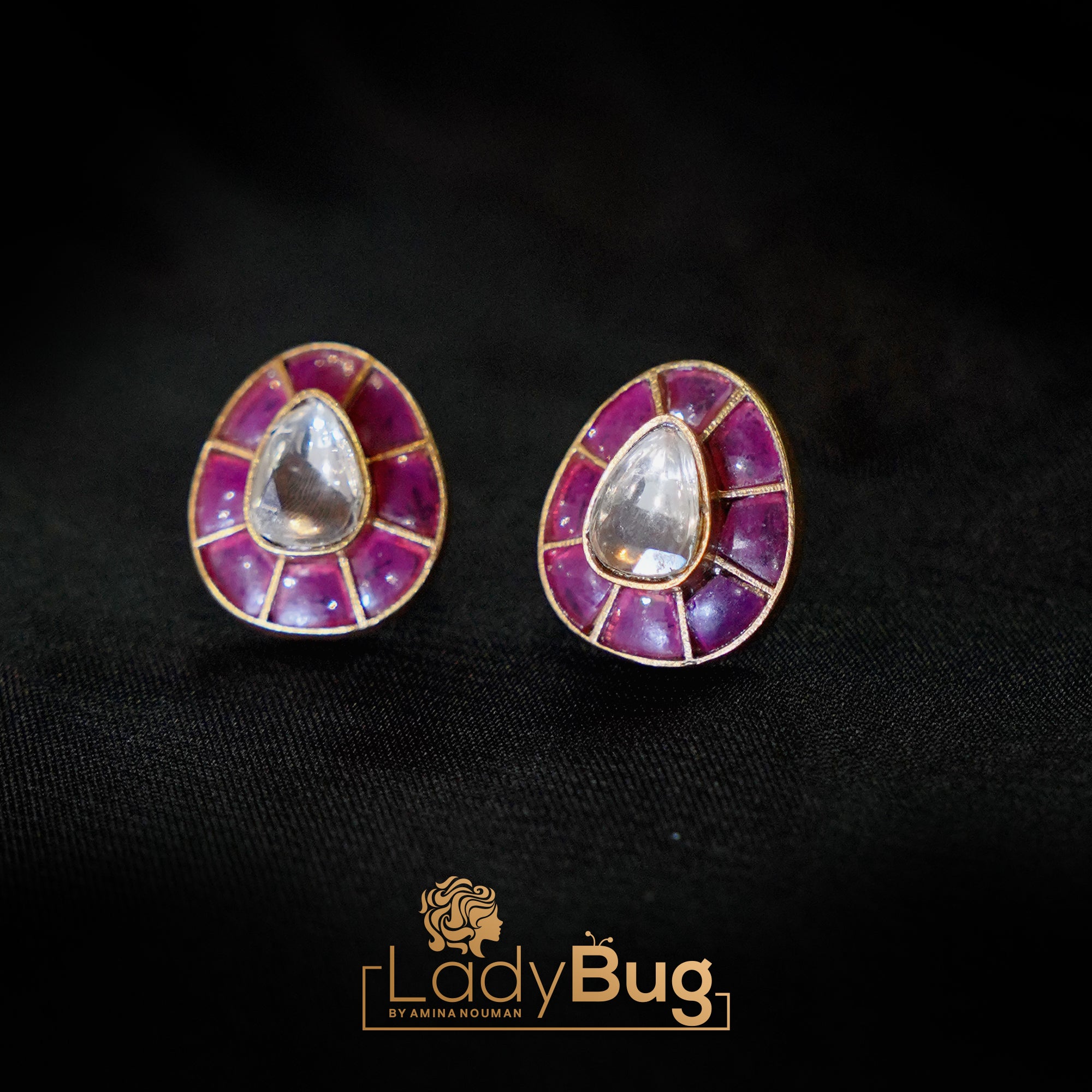 Tayani Kundan Studs
