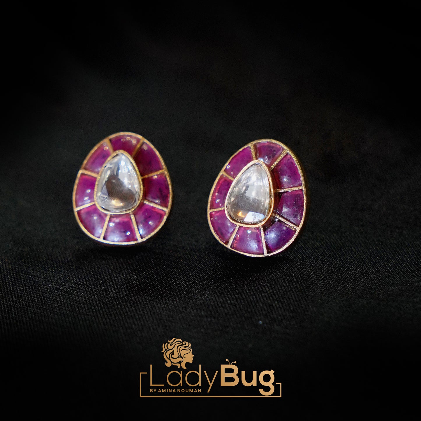 Tayani Kundan Studs