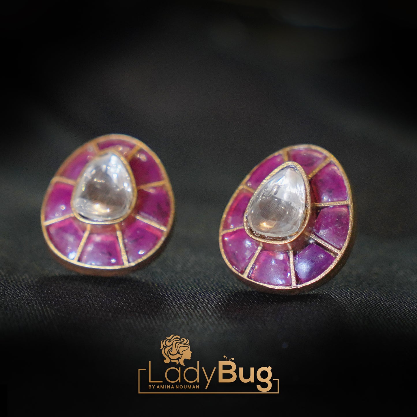 Tayani Kundan Studs