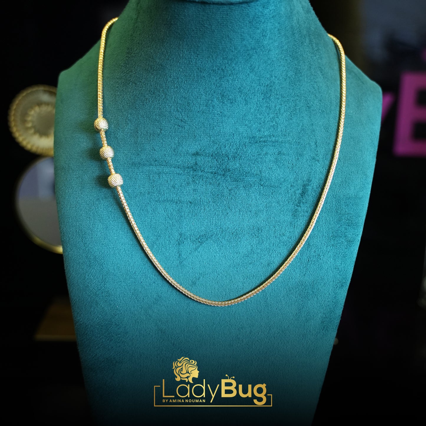 Gold-plated chains