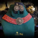 Gold-plated Choker Set (LB-627),LB-673