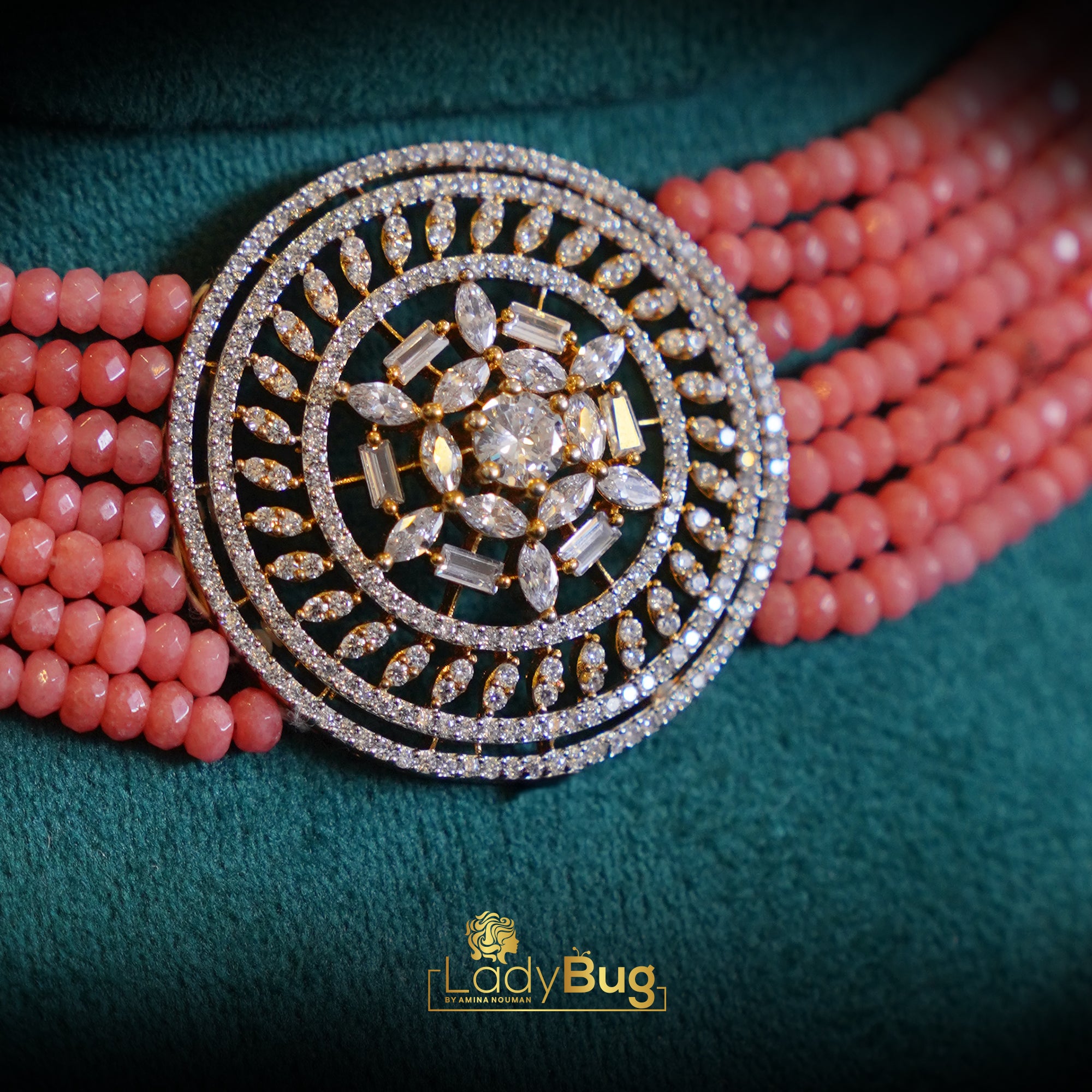 Gold-plated Choker Set (LB-627),LB-673