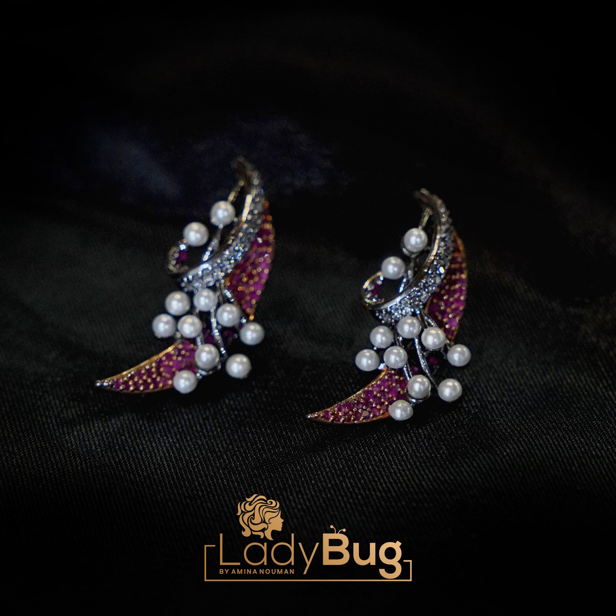 Victorian Polish Zircon Studs