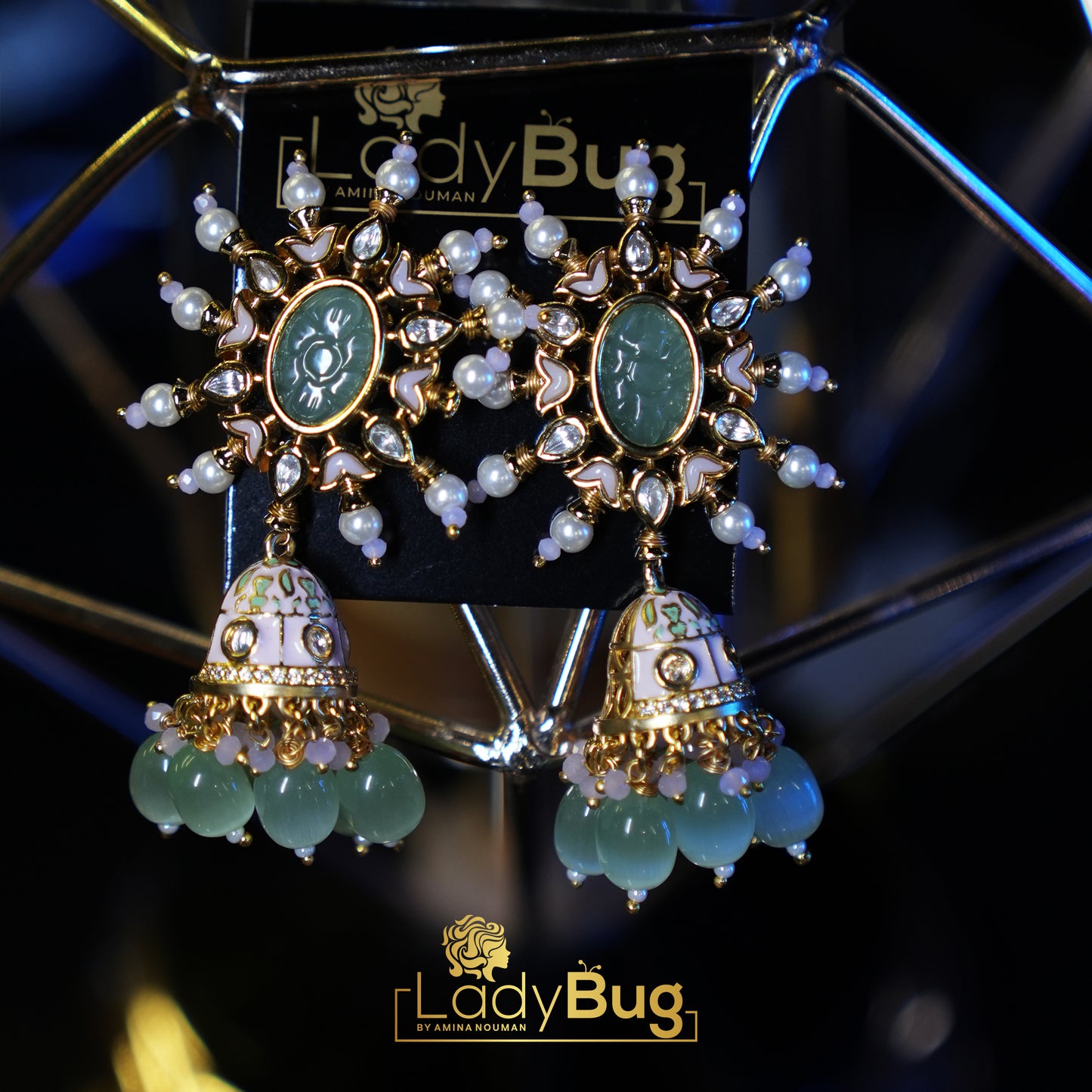 Tayani Kundan Jhumka