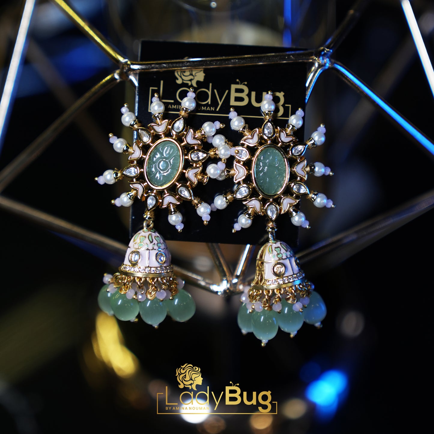 Tayani Kundan Jhumka