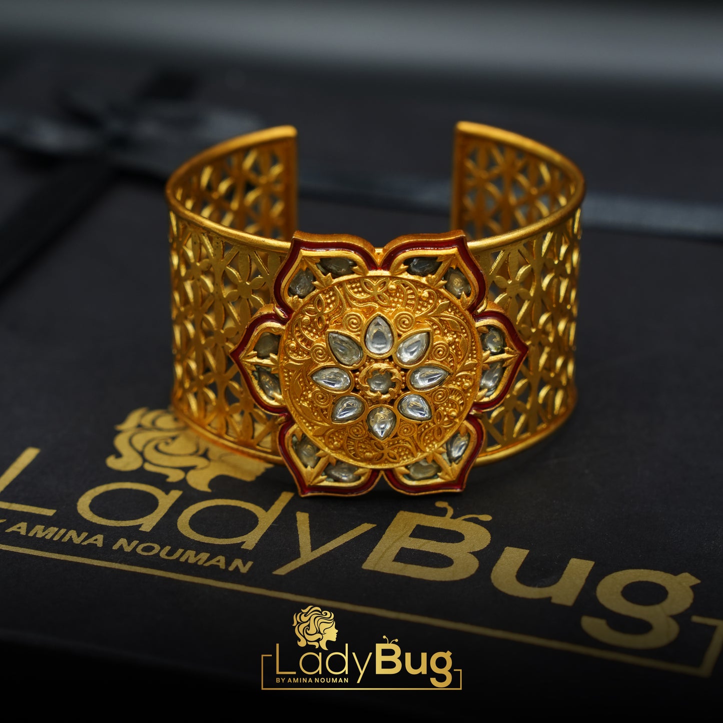Adjustable Tayani Kundan Kara