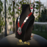 Mala Set Victorian Polish with Ruby Colour LB-556,LB-567