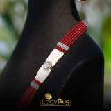Mala Set Victorian Polish with Ruby Colour LB-556,LB-567