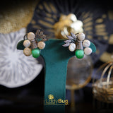 Mother Pearls Studs Victorian Polish