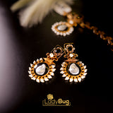 Antique Polish Vintage Set with Pearl and Stone