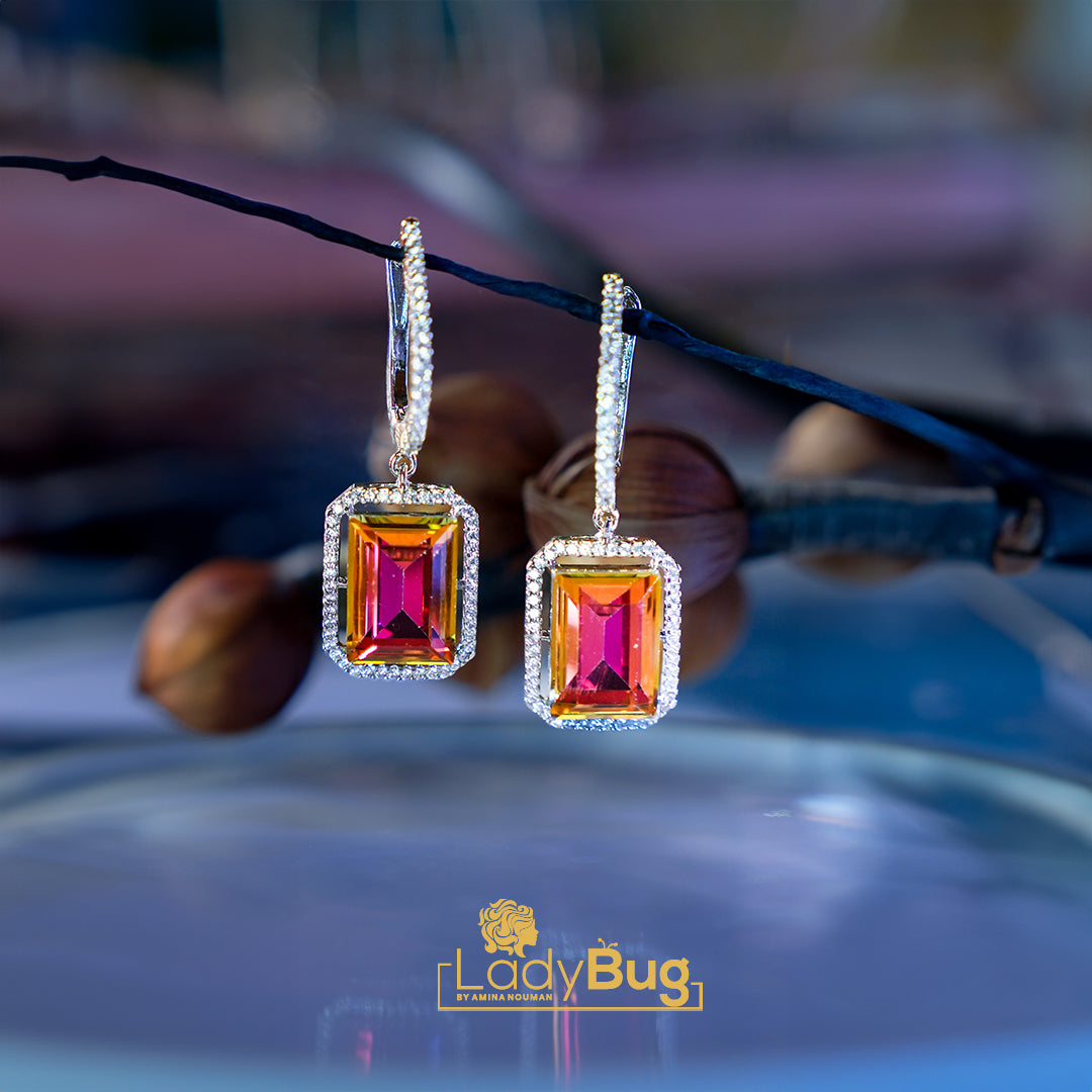 Swarovski Earrings Multi Color