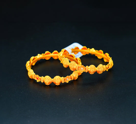 Gold-plated Bangles