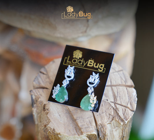 Duplet Stone Earrings