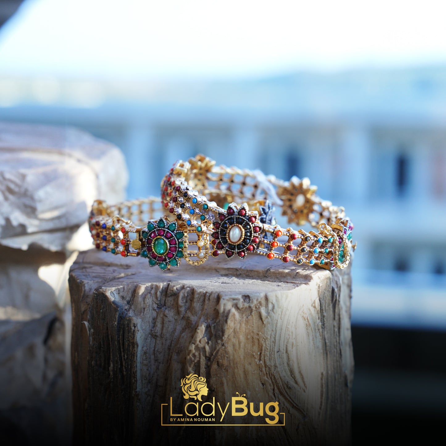 Nautaran Bangles gold-plated