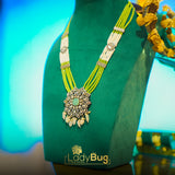 Victorian polish Mala and earrings with mint color LB-570,571