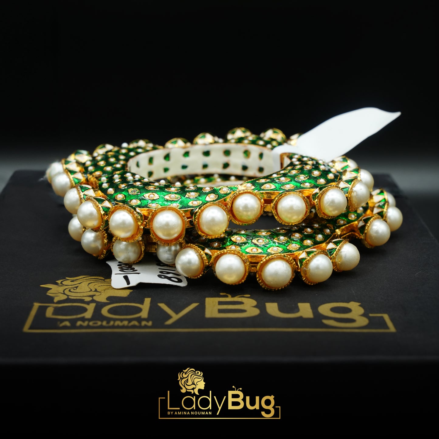 Gold-plated Meenakari Kara (Single Piece)