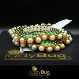 Gold-plated Meenakari Kara (Single Piece) (LB-168, 189)