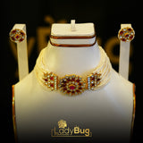 Peachi Kundan Choker Set (LB-648)