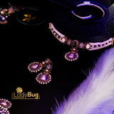 Antique Polish Vintage Set with Pearl and Stone