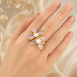 Luxury Gemstone Rings Set for Women