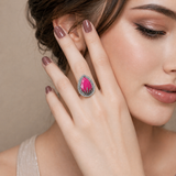 duplet stone ring