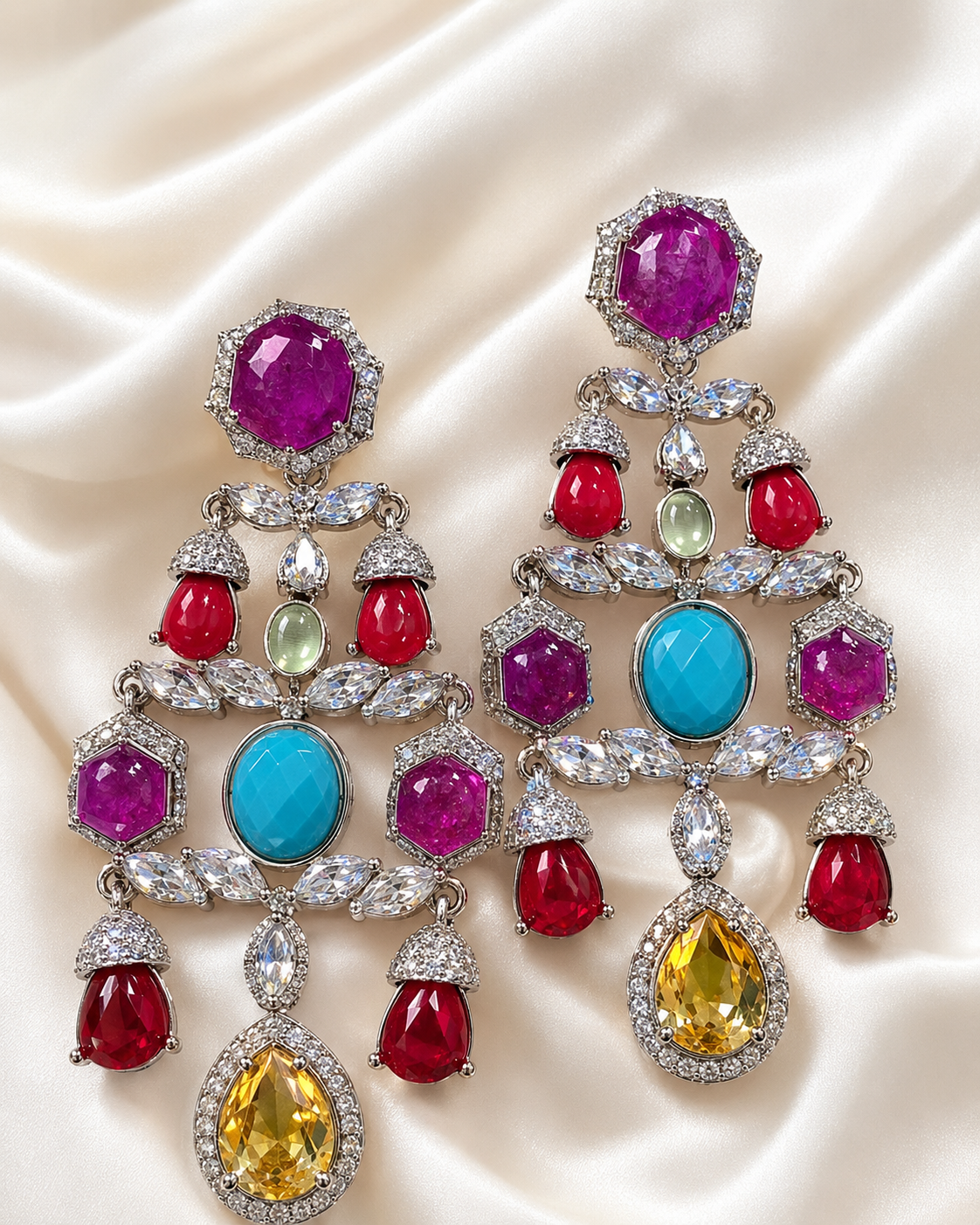 Stone Earrings – Elegant Wear – Earrings by Ladybug (Photo 4)