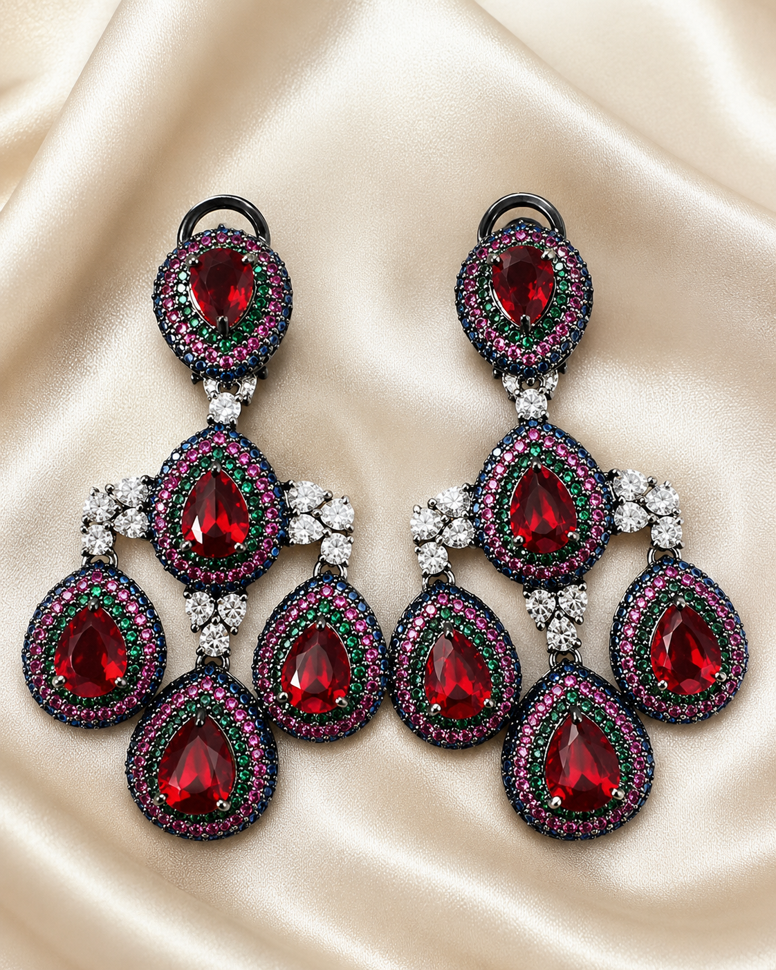 Elegant Party Wear Chandelier Earrings