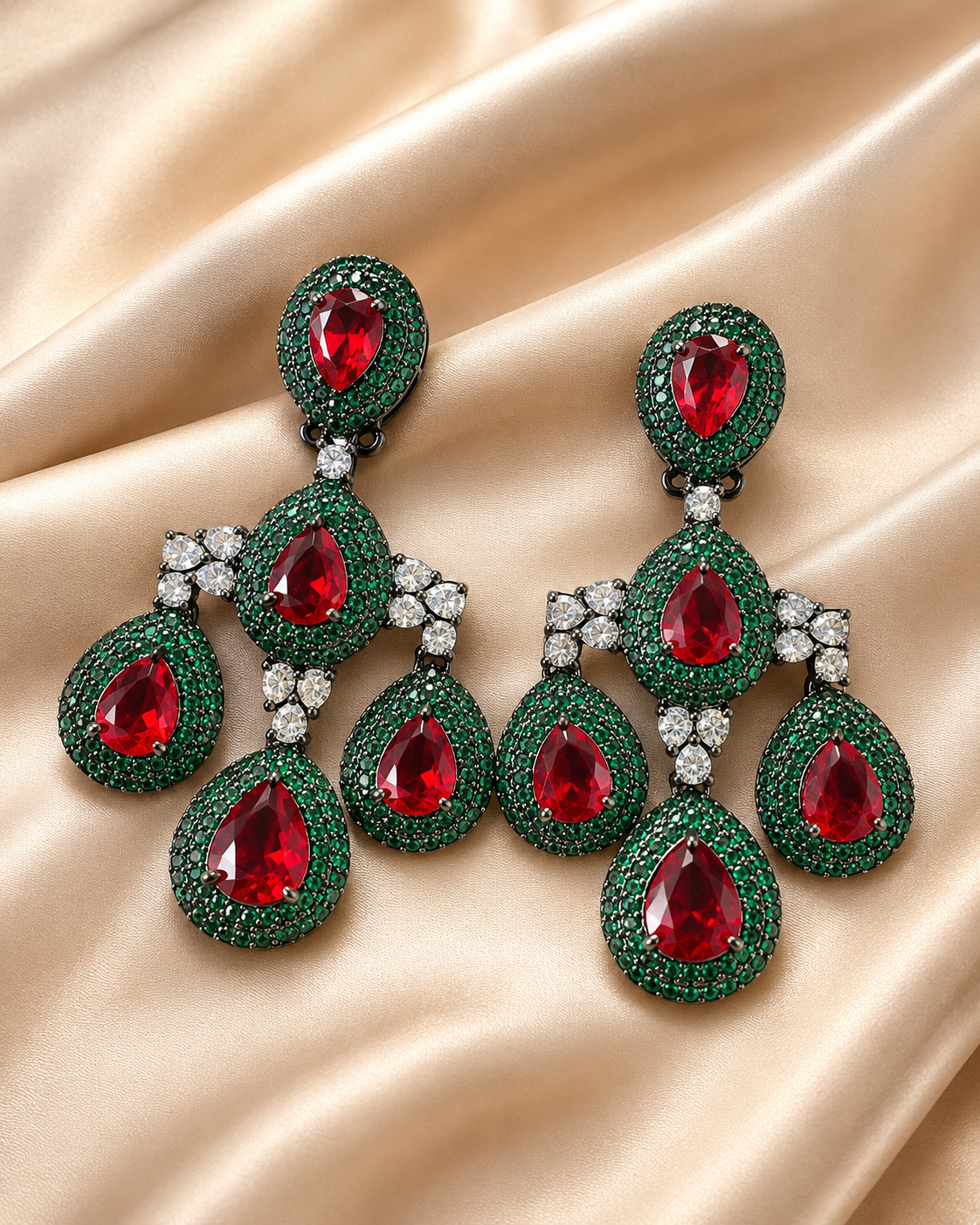 Elegant Party Wear Chandelier Earrings