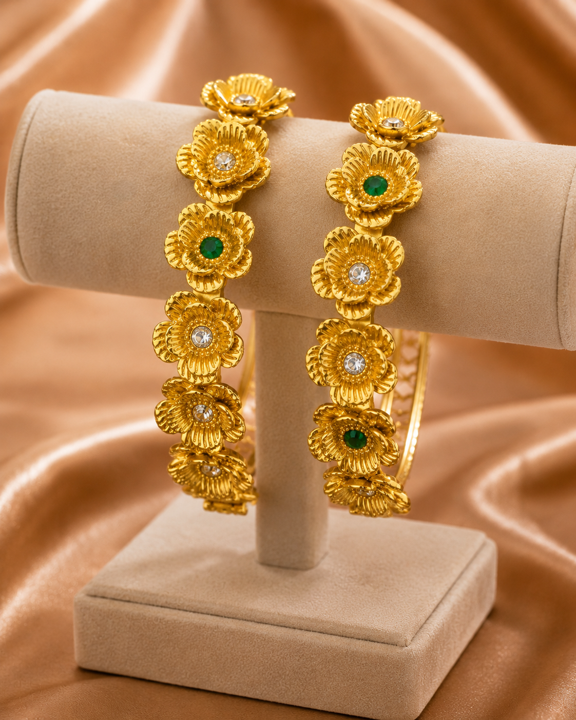 Rajwari Flower Bangles – Bangle by Ladybug