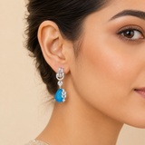 Duplet Stone Earrings (LB-409)